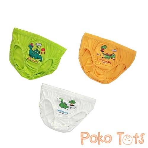 Pierre Uno Boys Underwear Dino Island Box isi 3 Celana Dalam Anak