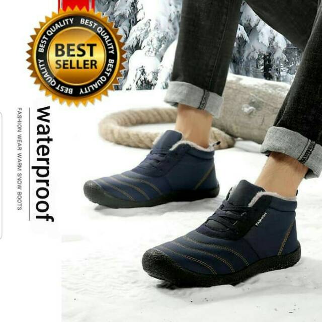 SNOW BOOTS WINTER PRIA-SEPATU BOOTS MUSIM DINGIN COWOK-SEPATU MUSIM SALJU-SEPATU WATERPROOF PRIA