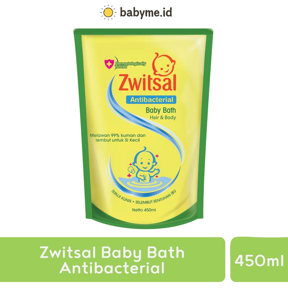 Zwitsal Baby Bath Antibacterial 450ml