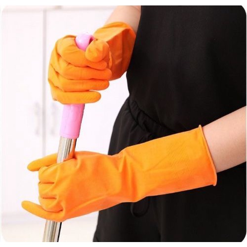 Sarung Cuci Tangan Silikon Karet Serbaguna / Rubber Sillicone Glove Anti Licin Anti Slip