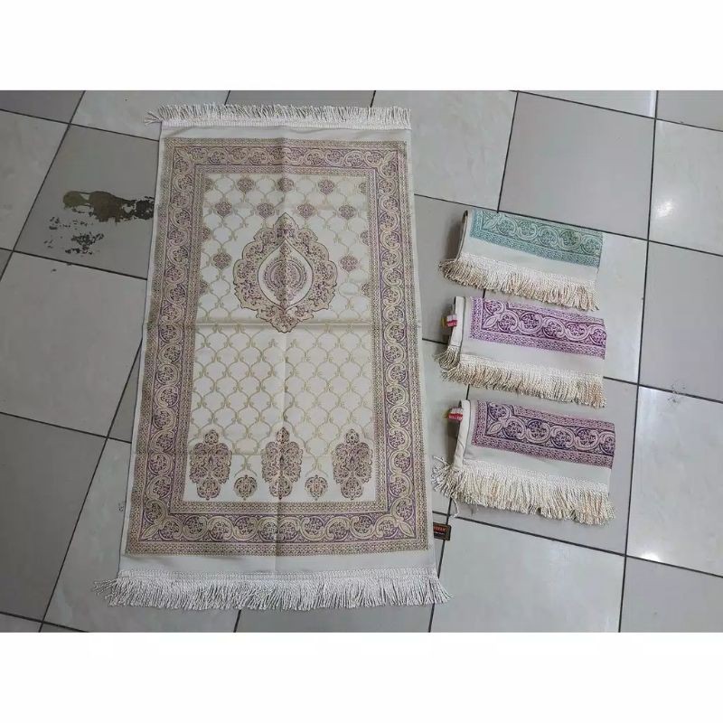 sajadah genova turkey premium motif buket seserahan