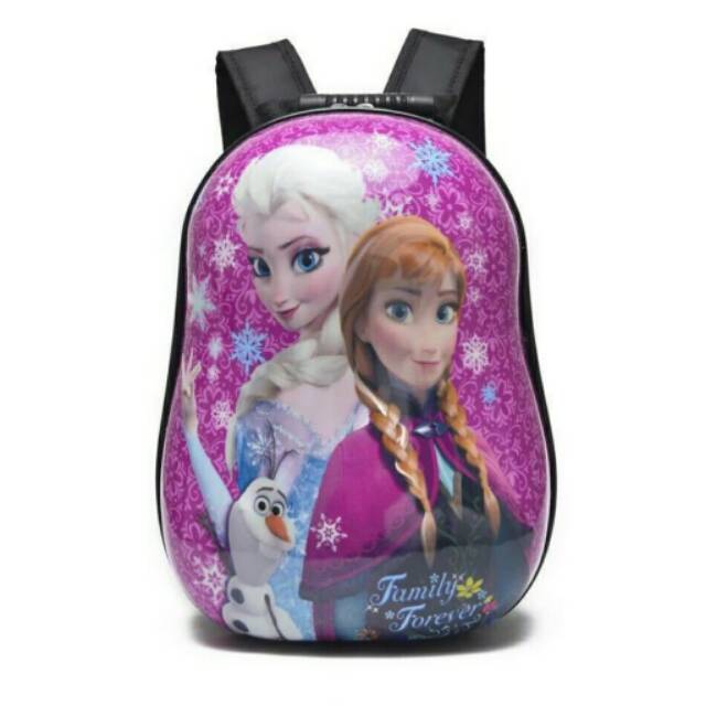Tas anak frozen , tas anak telur , ransel anak kartun