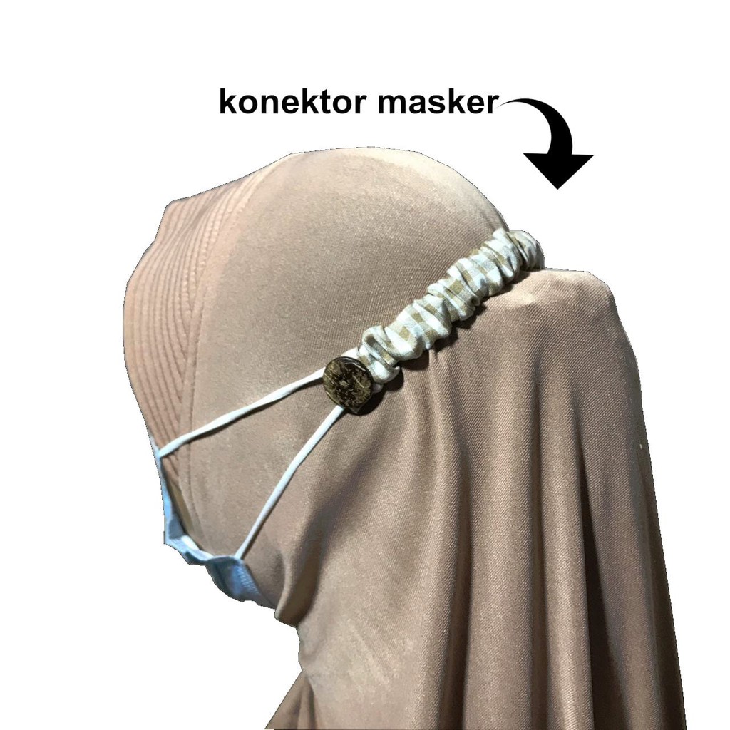 CONECTOR HIJAB/CONECTOR MASKER HIJAB/KONEKTOR HIJAB/KONEKTOR MASKER/TALI PENGAIT MASKER