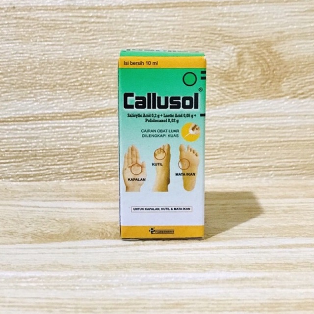 CALLUSOL 10 ML | Mata Ikan | Kapalan | Kutil | Kulit mengeras