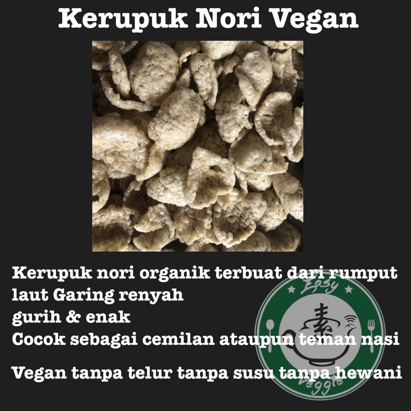 

Kerupuk Nori Organik Vegan