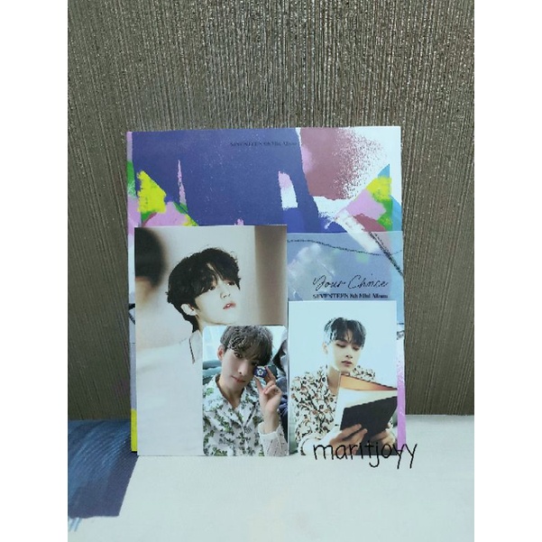 Album Seventeen Your Choice Beside Ver ( Photocard DK Dokyeom / Postcard S.Coups / Minicard Jun)