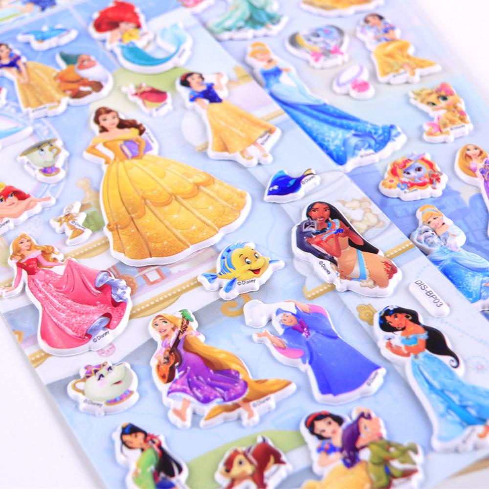 Agustinina Frozen Stiker Anak Lucu Elsa Removable Sofia Paster