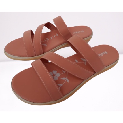 Sandal wanita selempang kickers selop casual slop asli original sendal flop kasual slip on perempuan dewasa cewek remaja simpel elegan bagus mewah kondangan pesta bermerek sehari hari empuk nyaman terbaru kekinian murah promo cuci gudang gratis ongkir COD