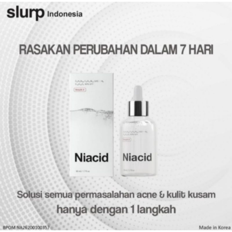 Niacid Serum Original Asli 20ml Niacid Serum By slurp