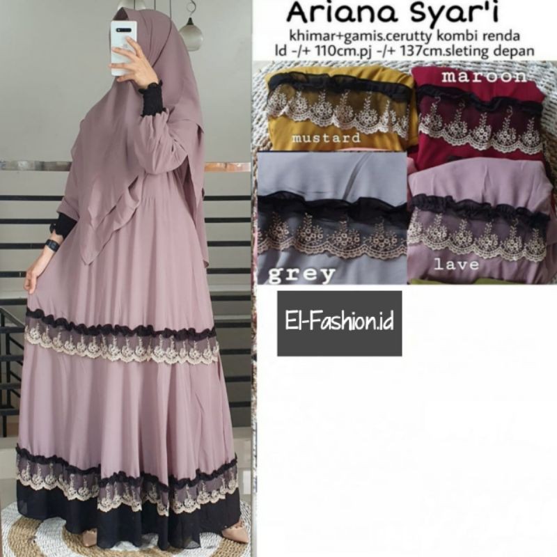 Ariana Gamis Syari/Gamis