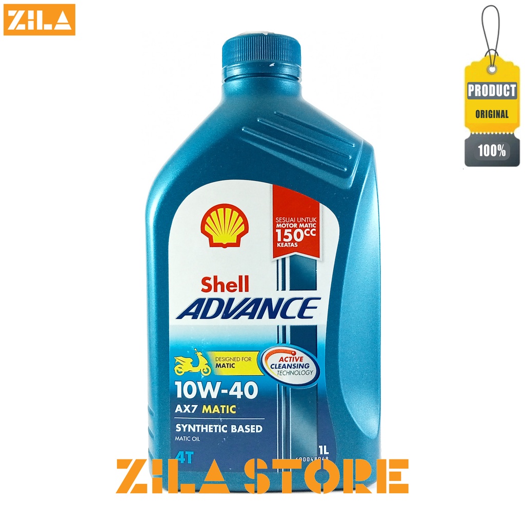 Oli Shell Advance Ax7 Scooter 1 Liter