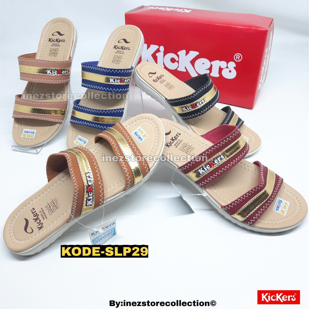 SENDAL WANITA SLOP KICKERS TERHITS KODE SLP29 MURAH HARGA GROSIR