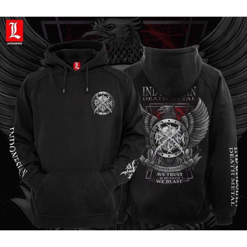 Original Hodie iddm Zipper Sweater indonesian Death Metal Victory 2 jaket gaul hodi switer keren tre