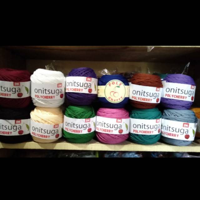 benang rajut polycherry