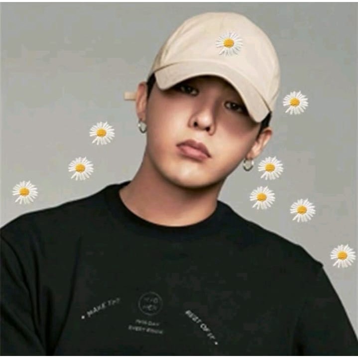 COD_Topi bunga daisy cewek korean/topi terbaru trendy