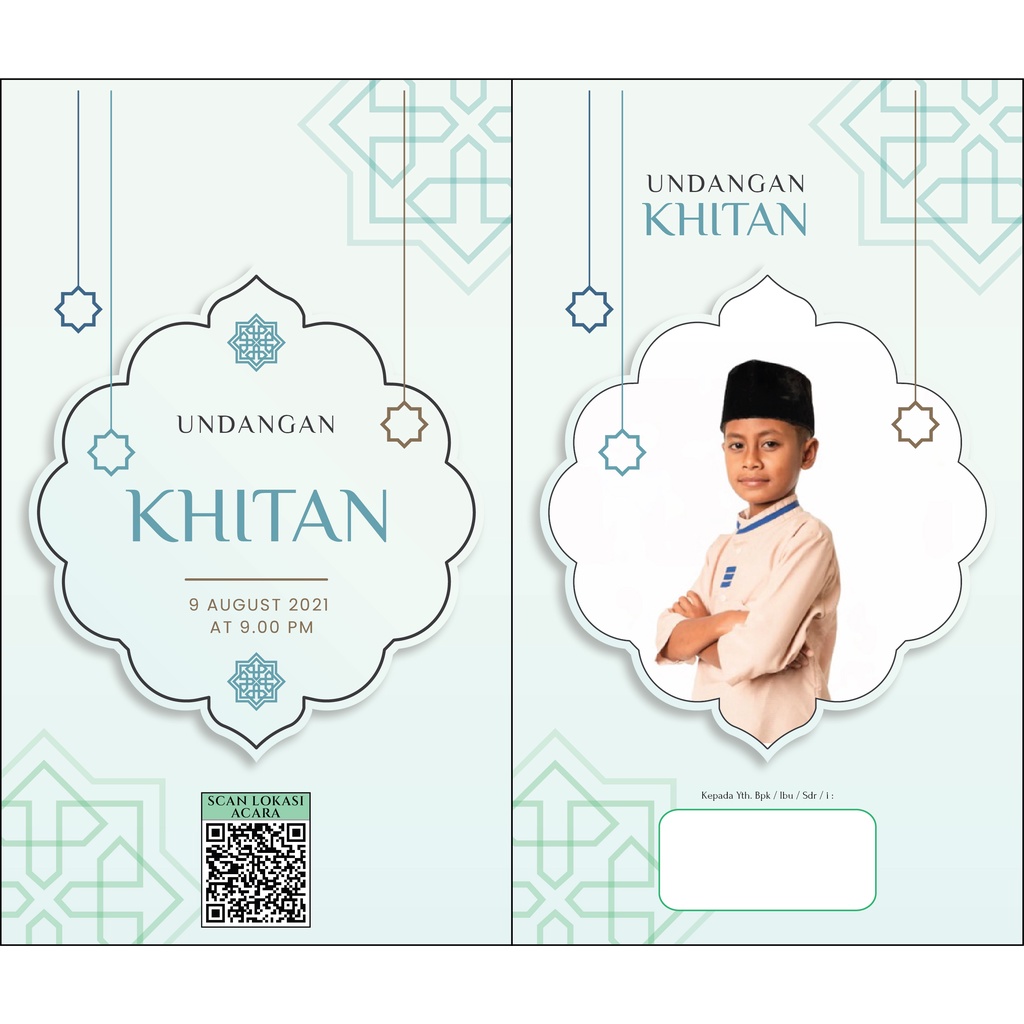 Jual Undangan Khitan Custom Murah Berkualitas | Shopee Indonesia