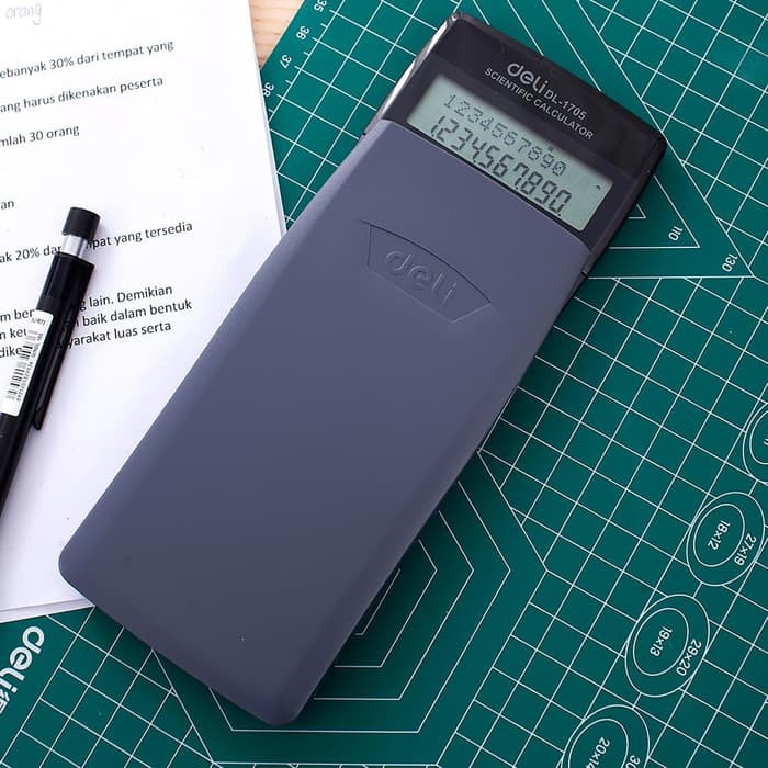 

Grosir Deli E1705 Scientific Calculator Elegan