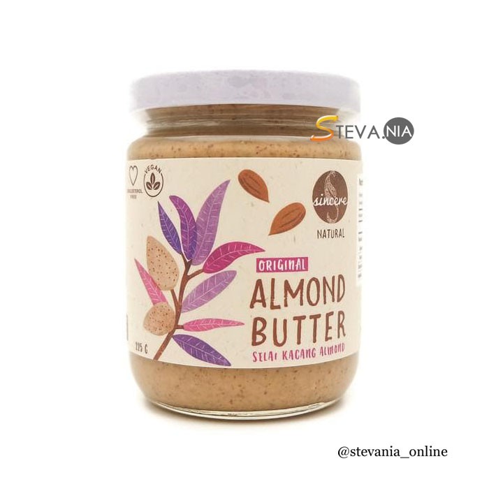 

Sincere Original Almond Butter (Selai Kacang Almond) 225GR