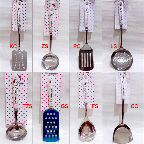 Peralatan Masak Centong Parutan Gagang Keramik