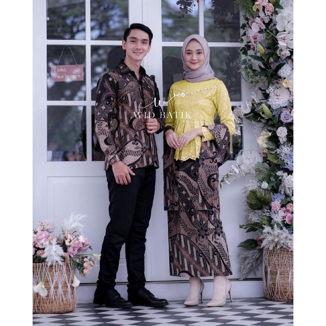 COUPLE BRUKAT / BATIK COUPLE / KEMEJA COUPLE / COUPLE TERMURAH / BRUKAT COUPLE MURAH