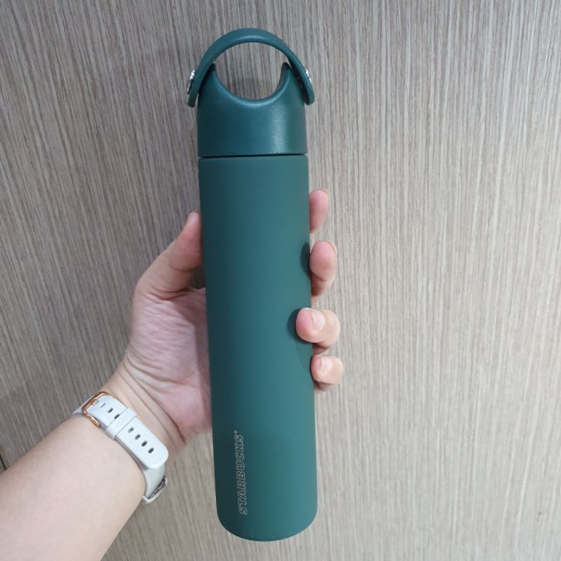 Starbucks Water Bottle 10OZ Stainless Steel Green S11116422 Hot/Cold