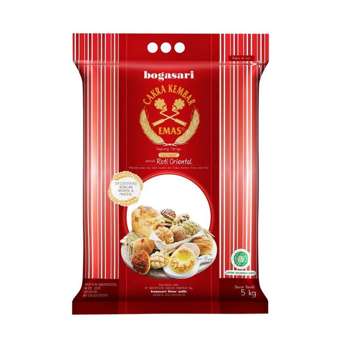 

Bogasari Cakra Kembar Emas Roti Oriental 5 kg