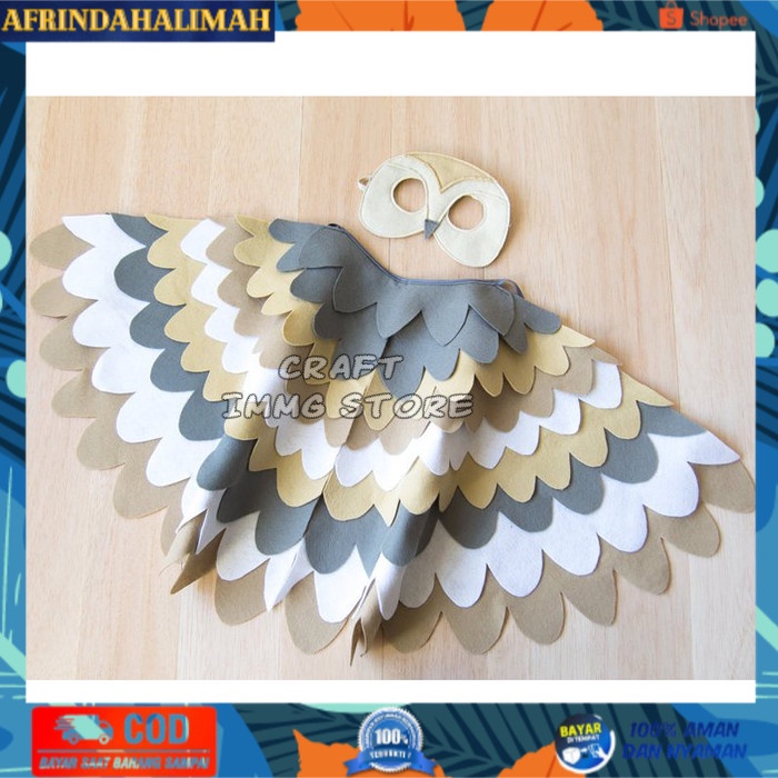 

{TERBARU} Set Kostum Burung Hantu OWL drama teater anak pentas sekolah menari - S