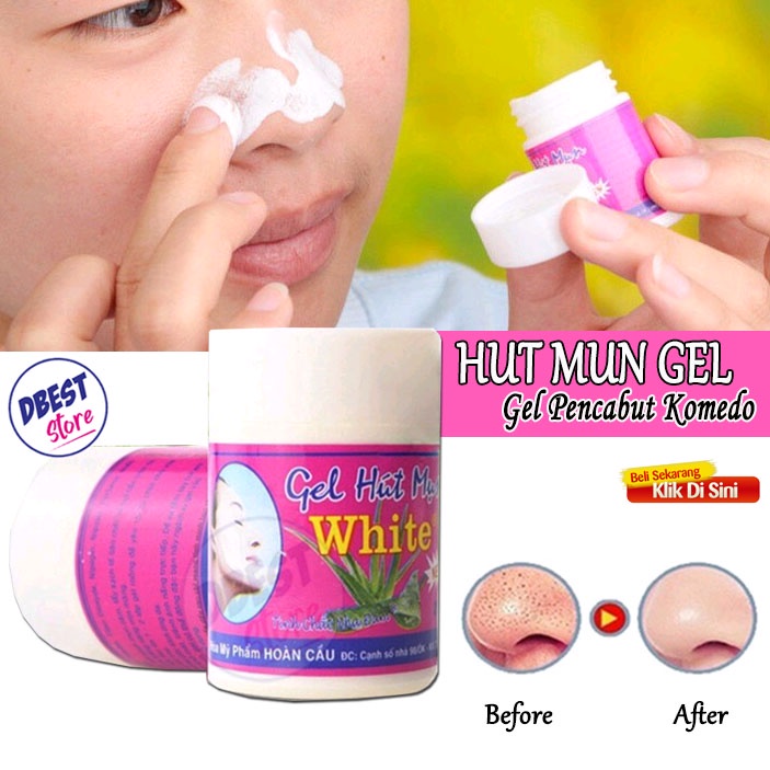 DBEST - ORIGINAL 100% - Masker Jerawat Komedo Hidung - Gel Pengangkat Komedo Hidung