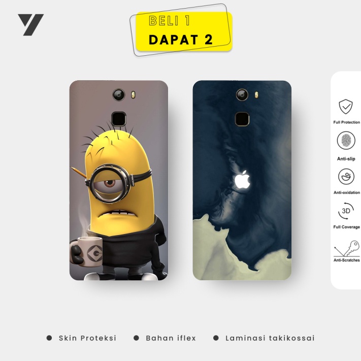Garskin / Skin Case Polytron Prime 7s [Dapat 2 Garskin] - Motif 1