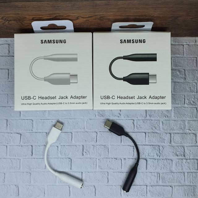 Kabel Audio Splitter Samsung Type C Male to Female Audio Jack 3.5mm Headset Adapter