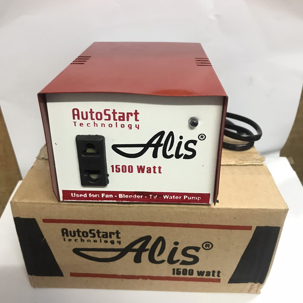 Autostart inverator 1500 WATT slow start 1500W 1500 watt 1500 w 2 output 1 colokan AC Auto start TIMO 1500W