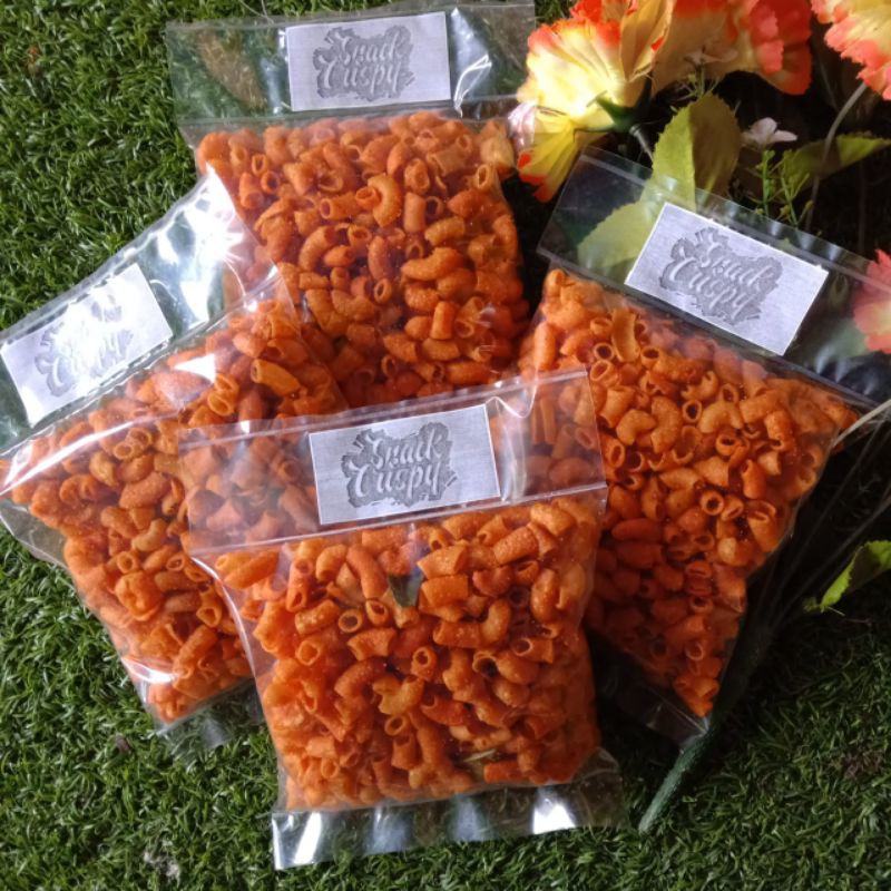 

Snack Crispy / Makroni Jeruk Purut / EKstra pedas / 150 gr