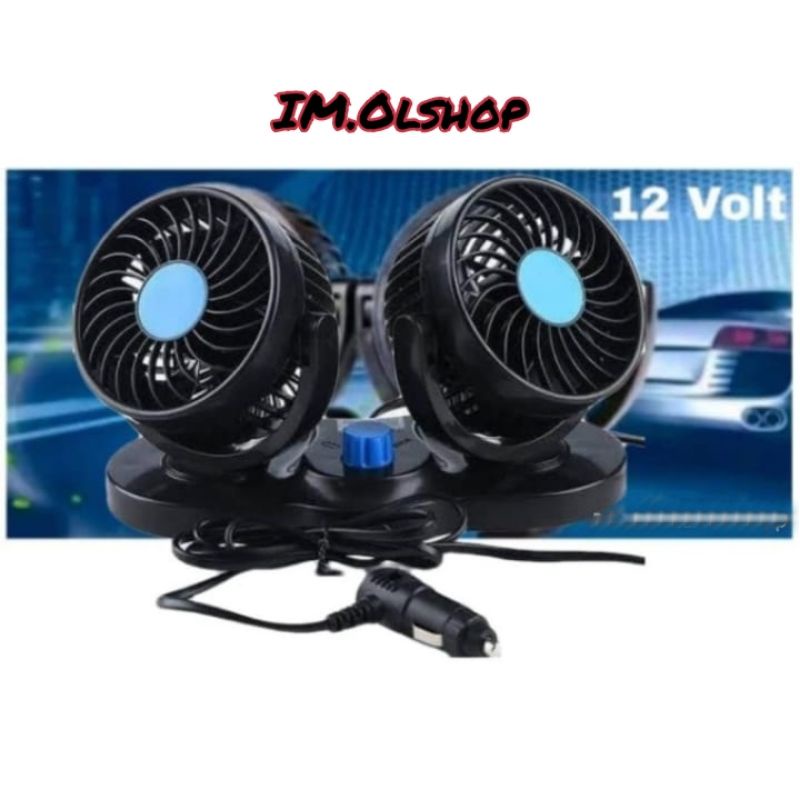 Kipas Angin Mobil 360 Degress Double Headed Fan 12VOLT⭐IM.Olshop⭐