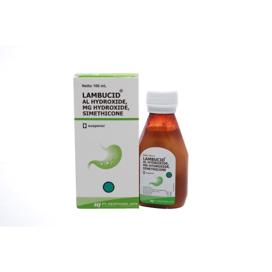 Lambucid Syrup Maag 100ml Pereda Nyeri Asam Lambung Kronis ORIGINAL-BPOM