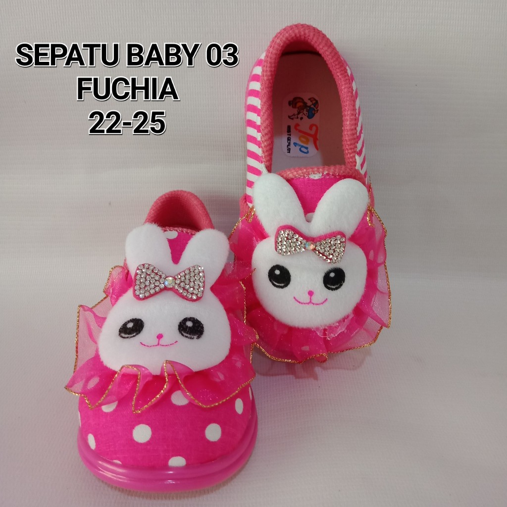 SEPATU BAYI CEWEK LUCU DAN IMUT 22-25