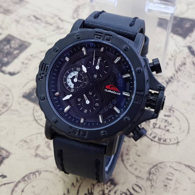 Jam tangan quiksilver pria chrono premium