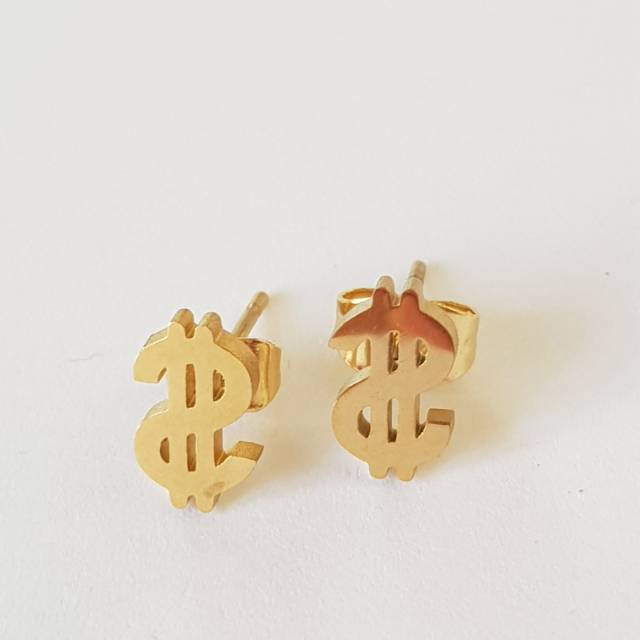 Anting tusuk USD / anting tusuk / Anting titanium gold/ Anting Import