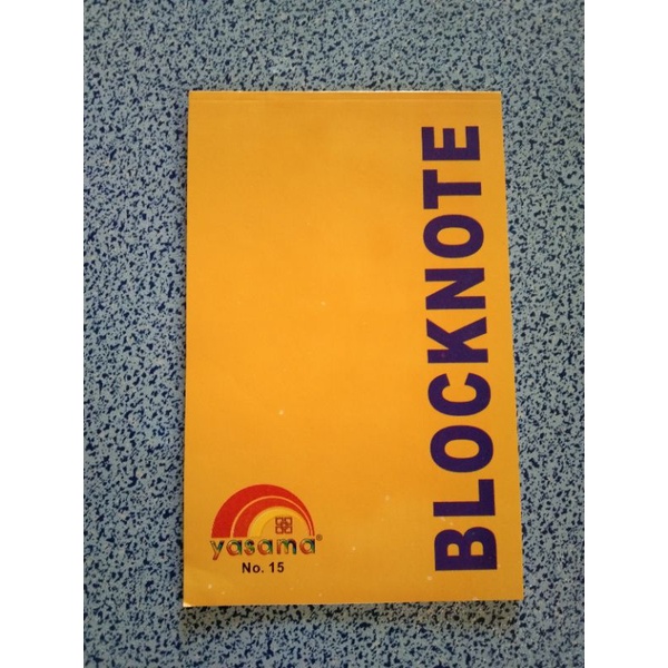 

BLOCKNOTE YASAMA NO. 15