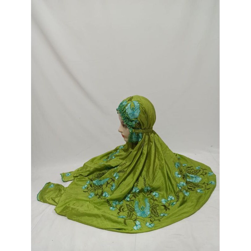 mukena parasit mukena parasut tebal mewah premium traveling rukuh lanjuran murah bordir