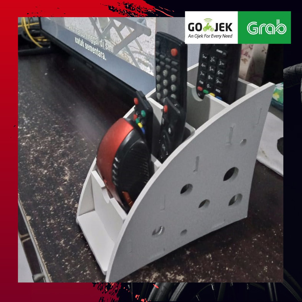 RAK TEMPAT BARANG AKSESORIS TV - REMOTE HP HANDPHONE Organizer Vintage DIY MG516