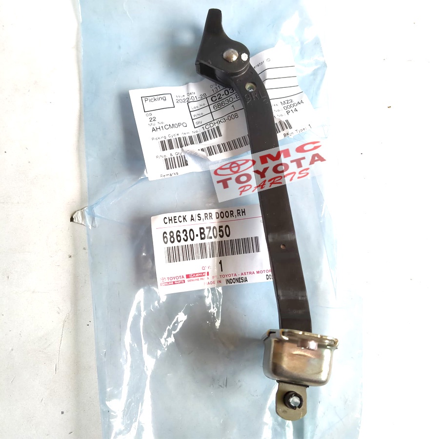 Stopper Check Door Pintu Belakang Kanan Rush Terios 68630-BZ050