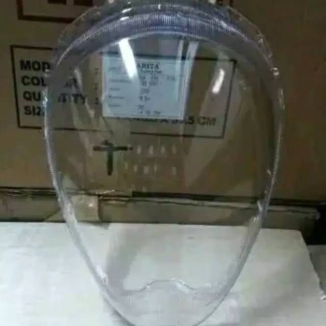 Mika Lensa Kaca Lampu Depan Scoopy karbu