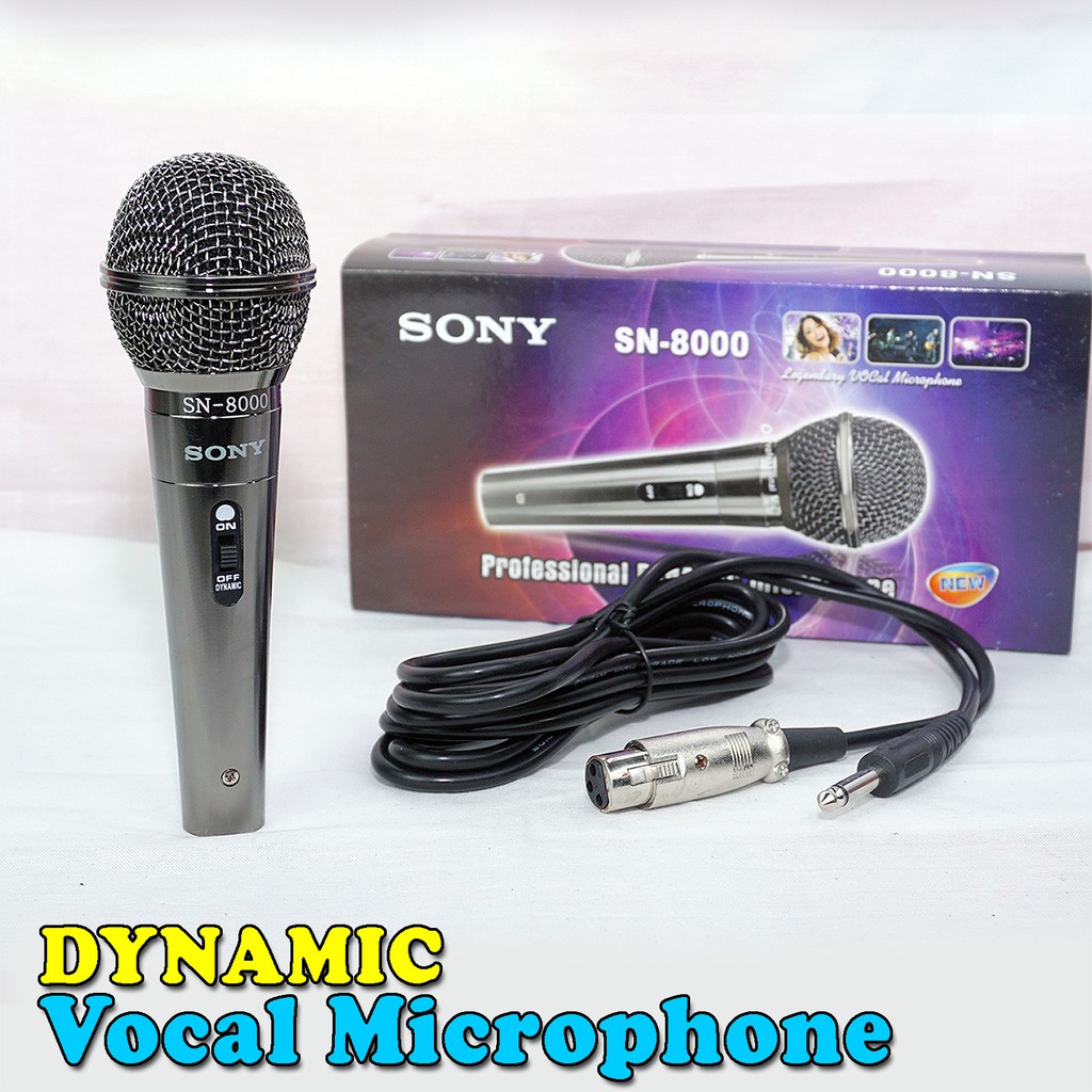 Mic Kabel SN 8000 / DYNAMIC Microphone Cable SONY SN - 8000 / MIC DYNAMIC SN-8000/ Microphone Kabel