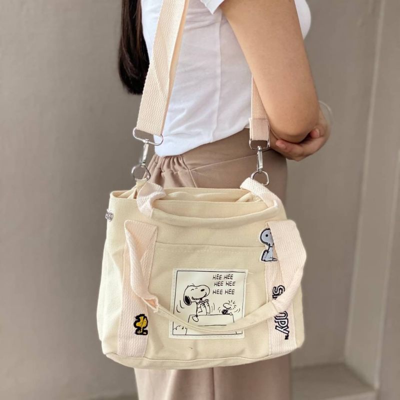 Tas ZARA SNOOPY SLING BAG | ZR TERBARU ZZ HANDBAG