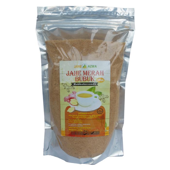 

TRADISIONALMINUMAN- JAHE MERAH AZWA KEMASAN 1KG -MINUMAN-TRADISIONAL.