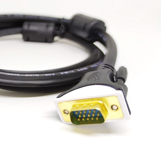 SKU-1071 KABEL VGA 5M 3+9 SUPER HIGH QUALITY GOLD PLATED 5 METER / 5 M