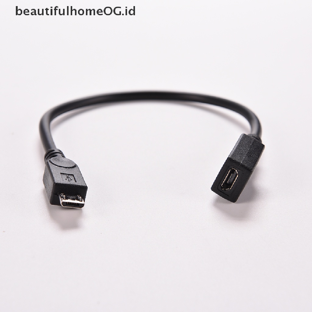 / Beautifulhomeog.id / Adaptor Converter Kabel Charger Micro USB B Male Female M / F