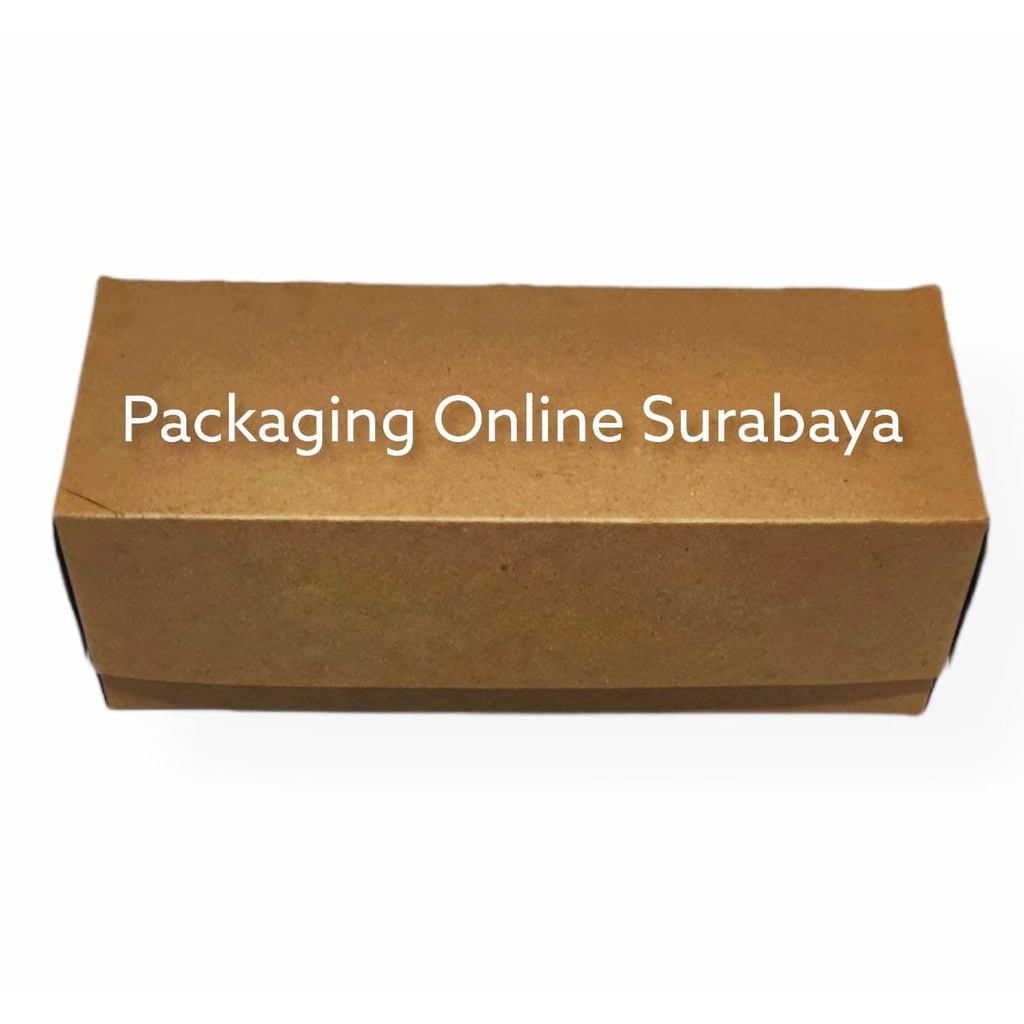 

KRAFT 350 GSM PERSEGI LAMINASI DUS PACKING BOX KUE SPIKU JAJAN TART COKLAT SNACK P15-30 LEBAR 8-18