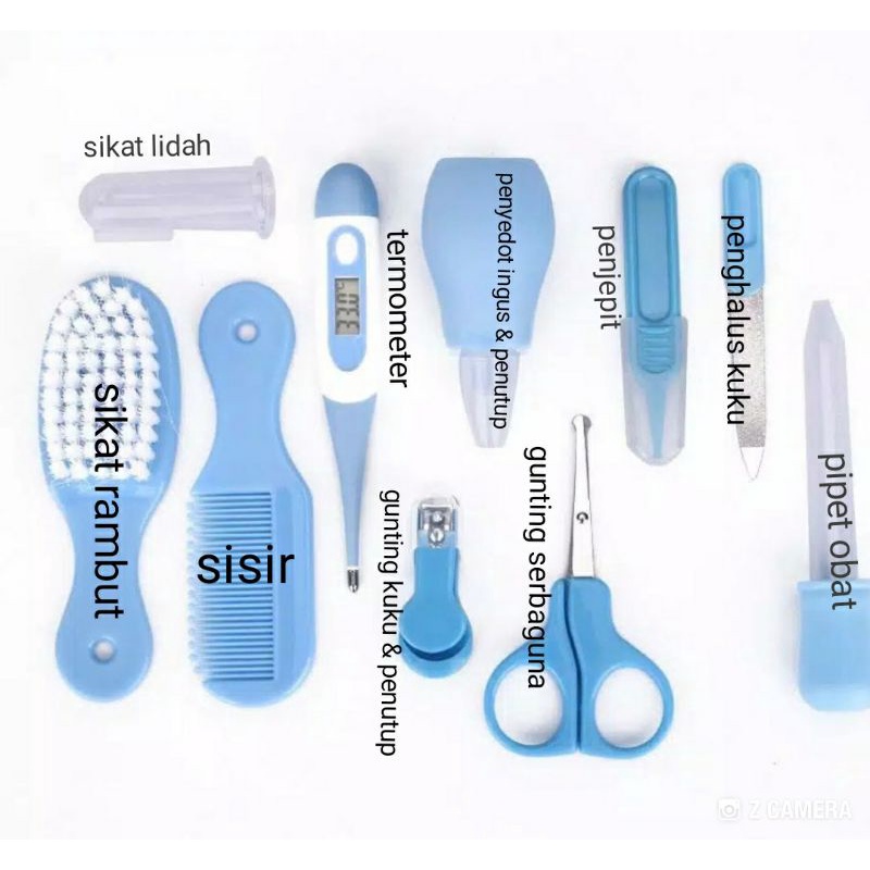 BABY CARE KIT SET 10IN1 - BABY GIFT SET - BABY KIT TOOLS Perlengkapan Bayi Set Newborn isi 10/6 (Termometer. Gunting Kuku. Sisir Bayi. Dll) Baby Care Kit baby Care Kit My First Baby Care Set Isi 10 SET Baby Nail Care Set Isi 10 Peralatan Perawatan Bayi