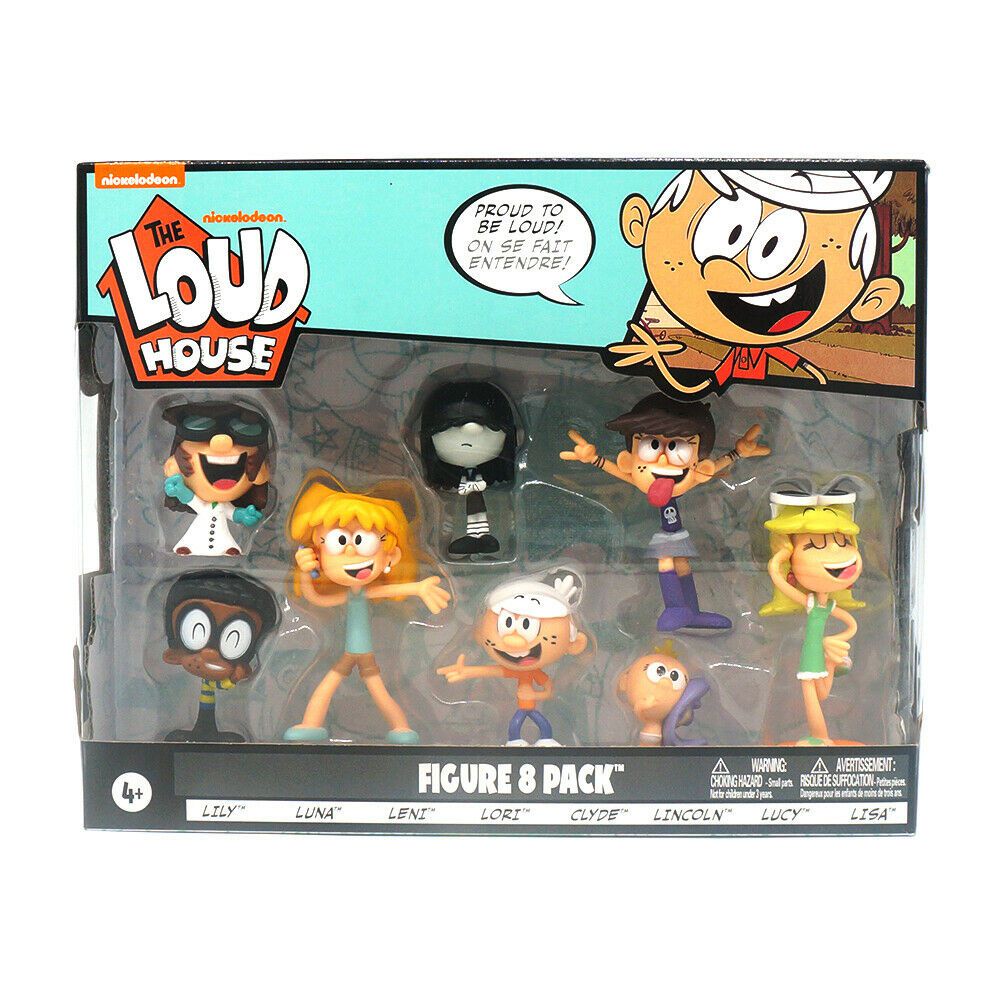 【Hot!!】The Loud House Action Figure Cake Topper Toy Lincoln Leni Luna Clyde Lori Lily